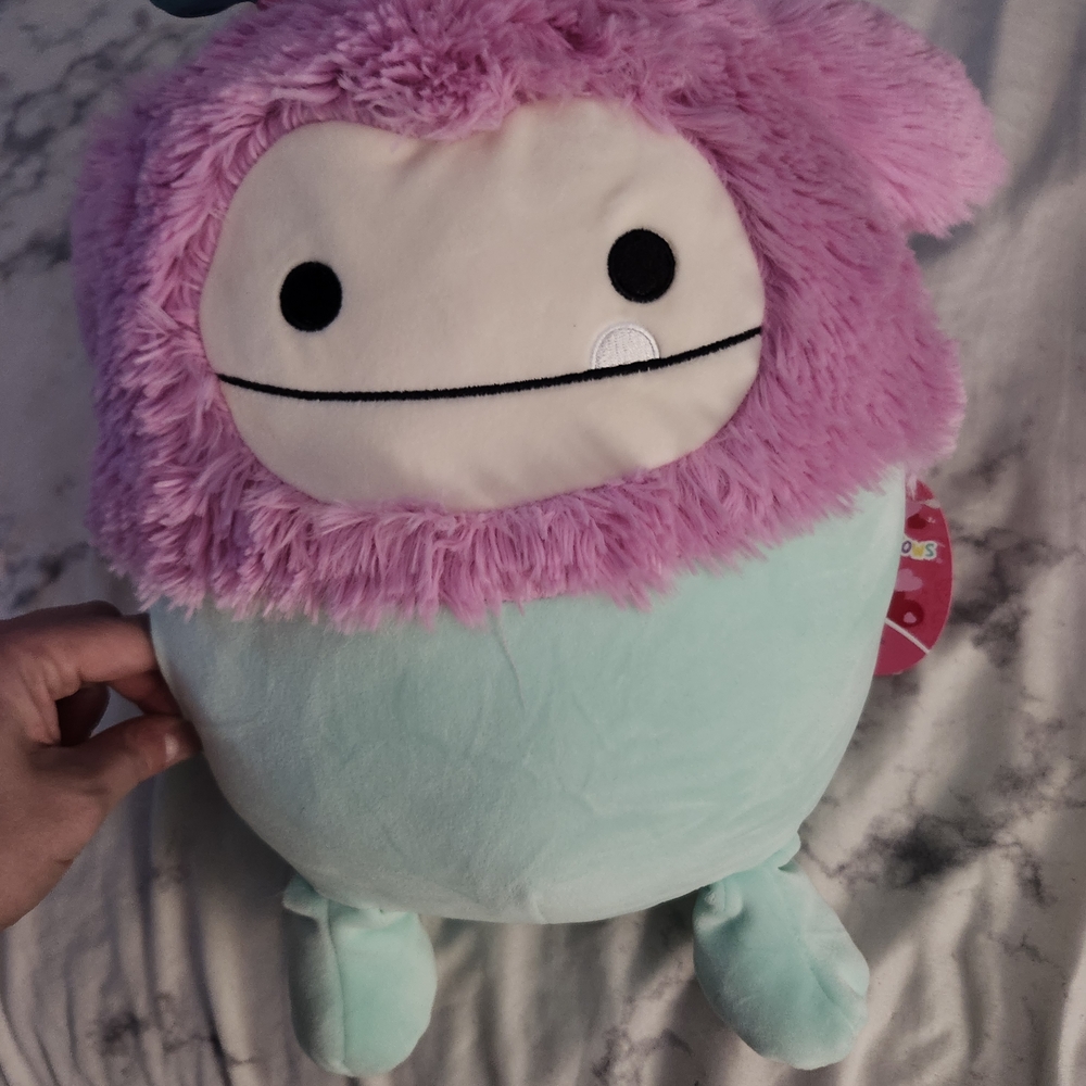 Squishmallows Plush with Pink and Mint Colors